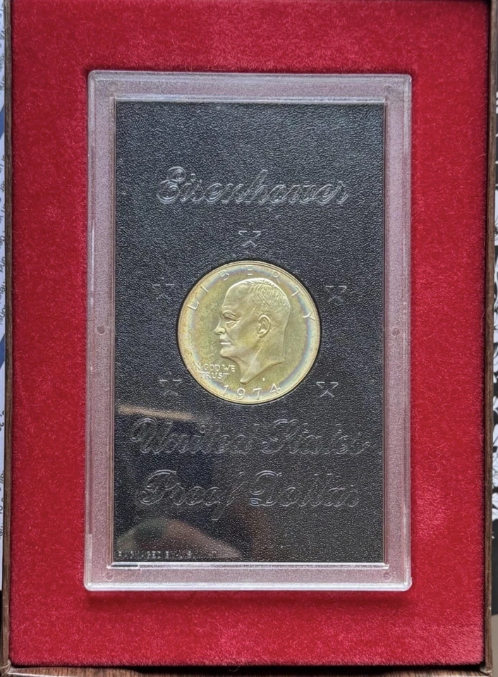 1974 S , ￼Eisenhower, United States Proof Dollar  - Image 1 of 4