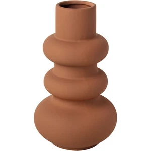 IHR Keramik Vase Blumenvase Dekovase Softtouch Ø 18x29 cm modern matt terracotta - Bild 1 von 1