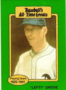 1987 Baseball's All-Time Greats Lefty Grove Baseball Card - Picture 1 of 2