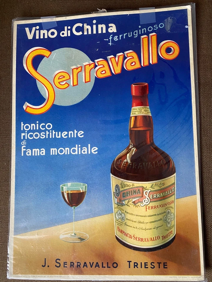 原版意大利广告海报塞拉瓦洛 — 第 1/2 张图片