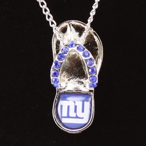New York Giants Flip Flop Necklace Cover