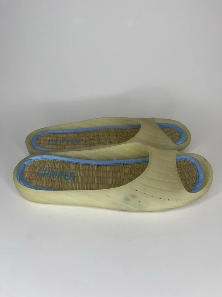 Босоножки Camper женские размер 38 США 7 зеленые резиновые комфортные для ходьбы без шнуровки - Изображение 1 из 4