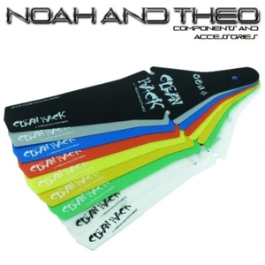 CLEAN BACK Rear Fender Mudguard Road MTB DH XC Foldable Folding Saddle Seat Ass - Picture 1 of 21