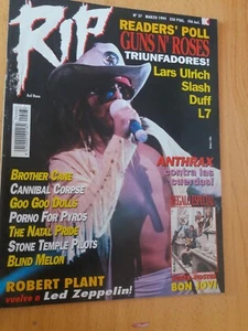 RIP Guns & Roses Lars Ulrich Cannibal Corpse Robert Plant Anthrax Bon Jovi - Picture 1 of 2