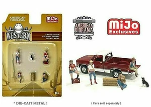 American Diorama 1/64 6 piezas. Juego de figuras estilo occidental - exclusivo de MiJo - Imagen 1 de 1