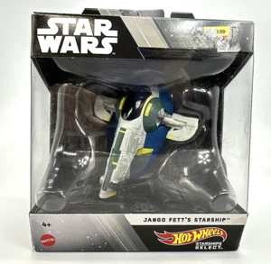 Neu Hot Wheels Star Wars Raumschiffe Select Jango Fett's Starship #09 - Bild 1 von 7