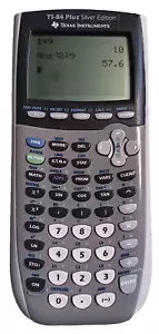 Texas Instruments Calculator TI-84 Plus Silver Edition Graphing (No Cover) WORKS - Picture 1 of 11