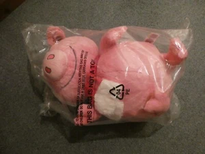 NEW MARKS AND SPENCER PERCY PIG SANTA LARGE TEDDY 2021 Ltd Edition - Picture 1 of 5