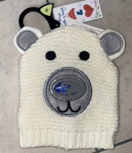 TESCO FLORENCE FRED KIDS WINTER BEAR HAT BNWT ^ - Picture 1 of 3