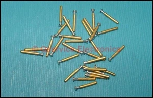 50 PCs NEW Spring Loaded Contact 1.3mm Diameter REF # QSC00980 - Picture 1 of 1