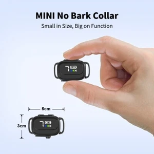 Bark Doctor©️MIGHTY SMART MINI Bark Collar SUIT DEAF TEACUP MINIATURE SMALL eDOG - Picture 1 of 10