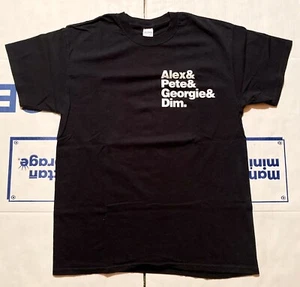 SHEER TERROR RARE ALEX & PETE & GEORGIE & DIM. BLACK SHIRT UNWORN OOP NYHC - Picture 1 of 6