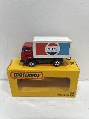 Vintage Matchbox MB-23 Pepsi Panel Truck Japanese box -ENGLAND - Image 1 of 4