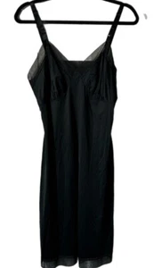 Vintage Lothringen Qualitäts Dessous 60er Jahre Slip schwarz Negligee Nachthemd Gr. 38 - Bild 1 von 9