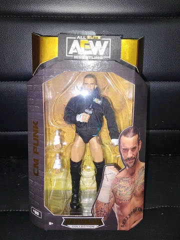 AEW Unrivaled Collection Walmart Exclusive CM Punk Figure New Cover