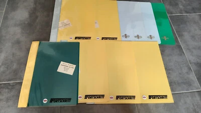 VEB KOMBINAT FORTSCHRITT LANDMASCHINEN SCHNELLHEFTER PVC HEFTER MAPPE DDR A4 9x - Bild 1 von 4