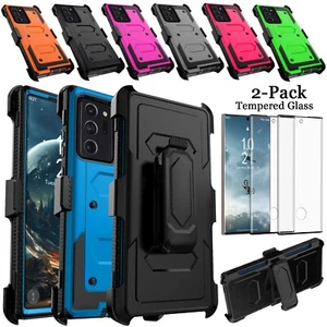 Funda/protector de pantalla resistente con clip para cinturón para Samsung Galaxy Note20 Ultra 5G - Imagen 1 de 97
