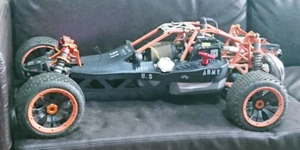 HPI Baja 5B 1/5 Scale Gasoline engine radio controlled RC Car Set From Japan - Picture 1 of 4