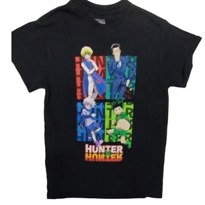 Hunter x Hunter Anime Grafikdruck Kurzarm T-Shirt schwarz Small - Bild 1 von 7