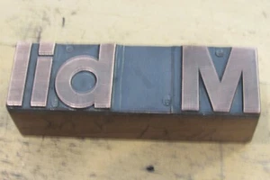 Very Old Mobil Heating Oil Wooden Printing Block - #4 Gas Fuel Motor - Picture 1 of 1
