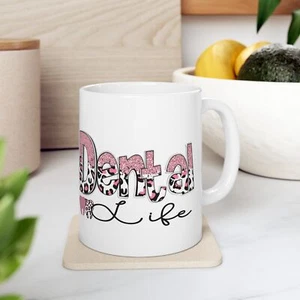 Taza de café vida dental, regalo para dentista, recepcionista dental, estudiante de odontología - Imagen 1 de 10
