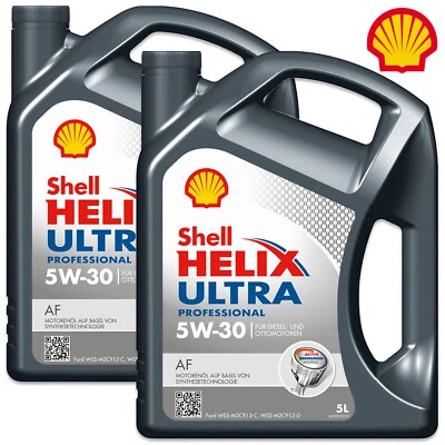 2x Shell Helix Ultra Professional AF 5W-30 Motoröl Ford WSS-M2C913-C -D 5L - Bild 1 von 2