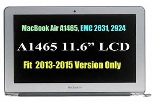 LCD LED Screen Display Assembly MacBook Air A1465 11" MD711LL/A 2013-2014-2015 - Picture 1 of 7