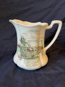 Vintage Johnson Bros The Road Home Pitcher Made In England - Picture 1 of 8