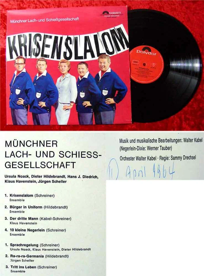 LP Münchner Lach- & Schießgesellschaft: Krisenslalom (Polydor) - Bild 1 von 1