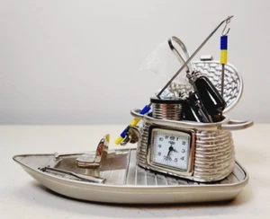 Sanis Bass Fishing Boat Clock - Picture 1 of 6