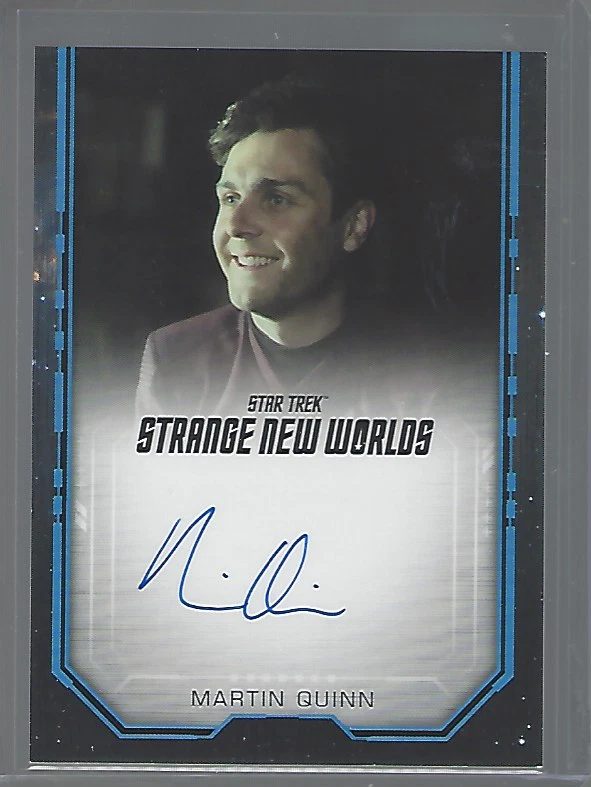 Star Trek Strange New Worlds Season 2 Martin Quinn (Bordered) Autograph - Bild 1 von 1
