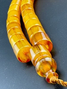NEW German Miscky Bakelite Prayer Beads 115 gr.  مسكي الماني جديد خراطه يدوي - Bild 1 von 22