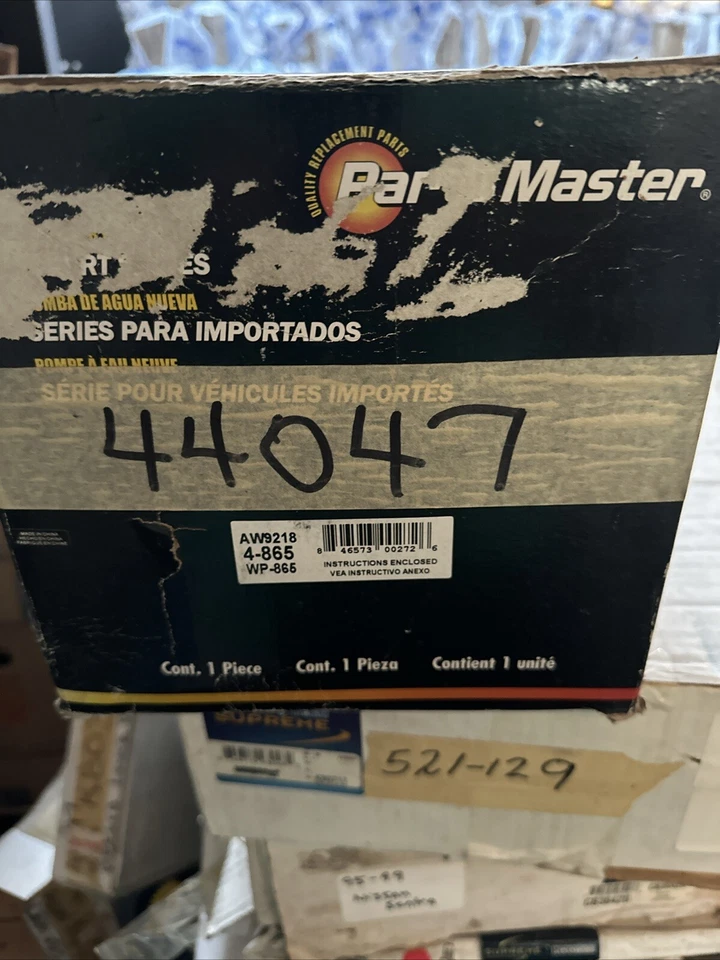 Engine Water Pump-Water Pump Partdmaster fits 91-95 Acura Legend 3.2L-V6 NOS - Image 1 of 1