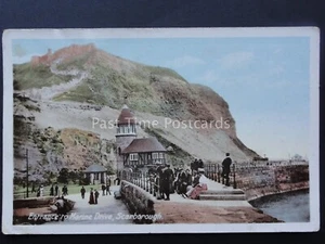 Yorkshire SCARBOROUGH Entrance to Marine Drive c1921 Postcard - Picture 1 of 2
