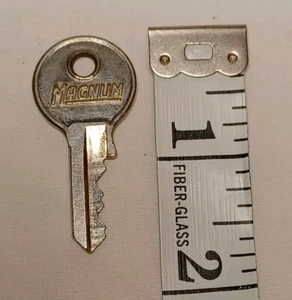 Vintage Magnum Silver Replacement Key Double Sided - Picture 1 of 4