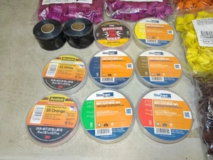 10 rolls mix 3M Super 35 Scotch Shurtape Vinyl Electrical Red ColorTape, - Picture 1 of 3