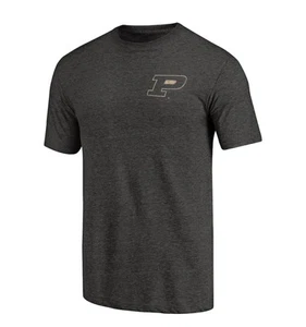 Purdue Boilermakers Left Chest Distressed Logo Tri-Blend T-Shirt Men's 3XL NWT  - Picture 1 of 5