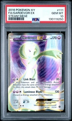 2016 POKEMON STEAM SIEGE GARDEVOIR EX #111 PSA 10 GEM MINT #130119250 - Image 1 of 2