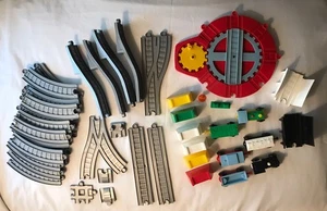 De colección Gabriel Child Guidance 49 piezas vía de tren ~ trenes elevadores rotonda - Imagen 1 de 22