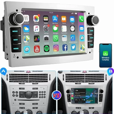 Android 14 Autoradio Carplay Für Opel Zafira B Corsa D Astra H Vivaro Vectra GPS - Bild 1 von 4