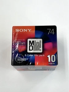 Sony Md Mini Disc 74 Minutes 10 Sheets 10Mdw74Crax - Picture 1 of 6