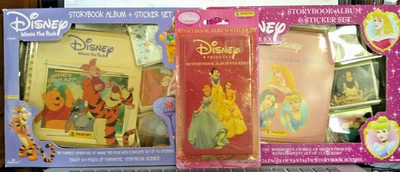 PANINI DISNEY STORYBOOK ÁLBUM E CONJUNTO DE ADESIVOS PRINCESA + 96 MAIS +WINNIE THE POOH - Imagem 1 de 4