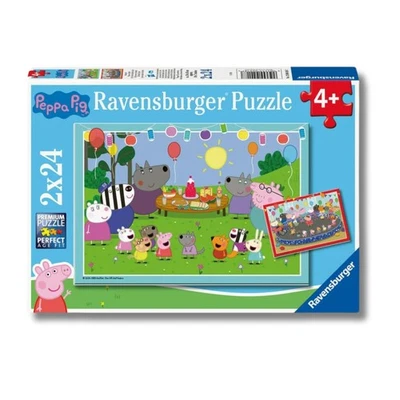Ravensburger - Puzzle Peppa Pig, Idea Regalo per Bambini 4+ Anni, Gioco Edu 2wco - Immagine 1 di 4