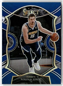 2020-21 Panini Select #58 Nikola Jokic Blue Prizms - Picture 1 of 2