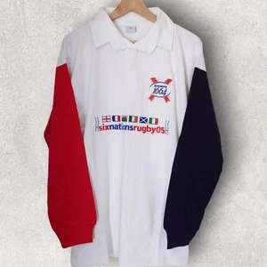 mens kronenbourg six nations 2005 embroidered rugby shirt, XL - Picture 1 of 4