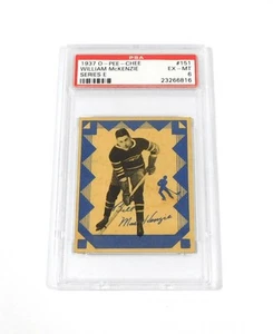 1937-38 O-Pee-Chee OPC V304E Bill MacKenzie #151 Serie E PSA 6 - Imagen 1 de 2