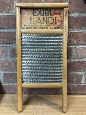 Dubl Handi Washboard Antique Columbus Ohio 18” - Image 1 of 4