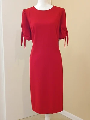 Deslumbrante Vestido Feminino Calvin Klein Manga Bainha Ruched Tamanho 16W - Imagem 1 de 4