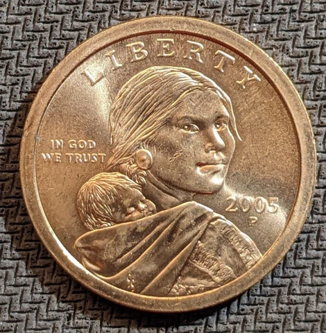 2005-P Sacagawea Dollar - Satin Finish Cover