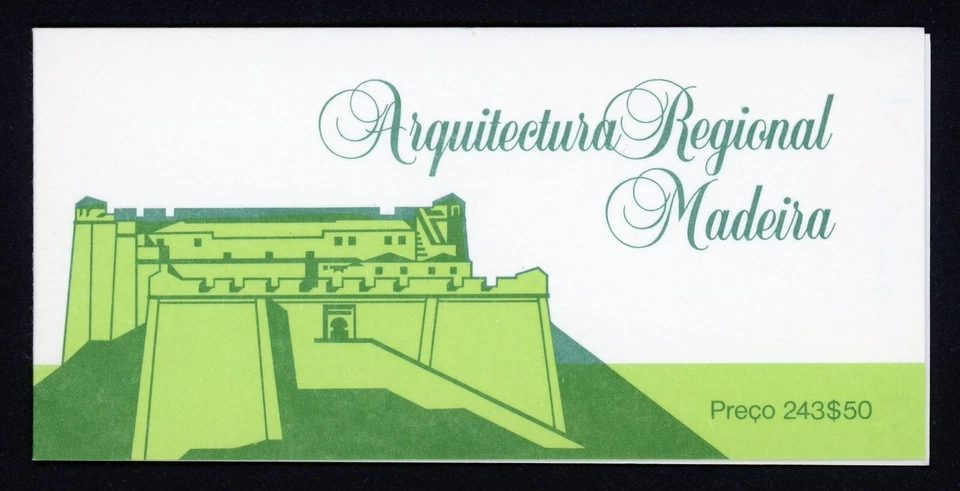 Stamps Portugal Madeira, Scott # 114a Mint NH, strip of four in original booklet - Image 1 of 1